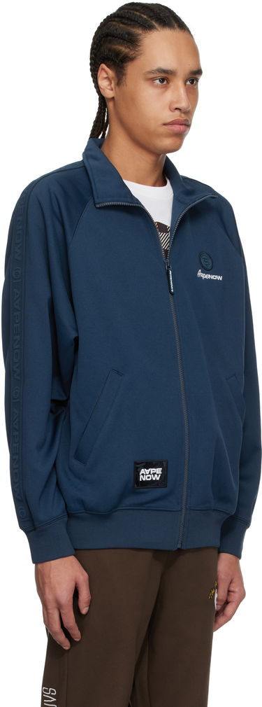 Pulover AAPE by A Bathing Ape AAPE by A Bathing Ape 'AAPE Now' Zip-Up Sweater Modra | AAPSWMC319XXNNYX, 1