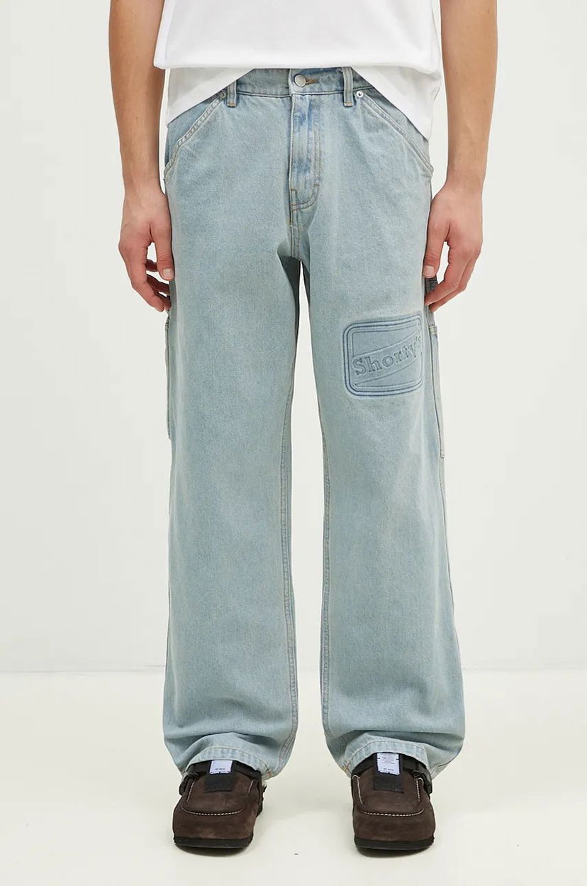 Kavbojke Pleasures Carpenter Jeans Modra | P24F001