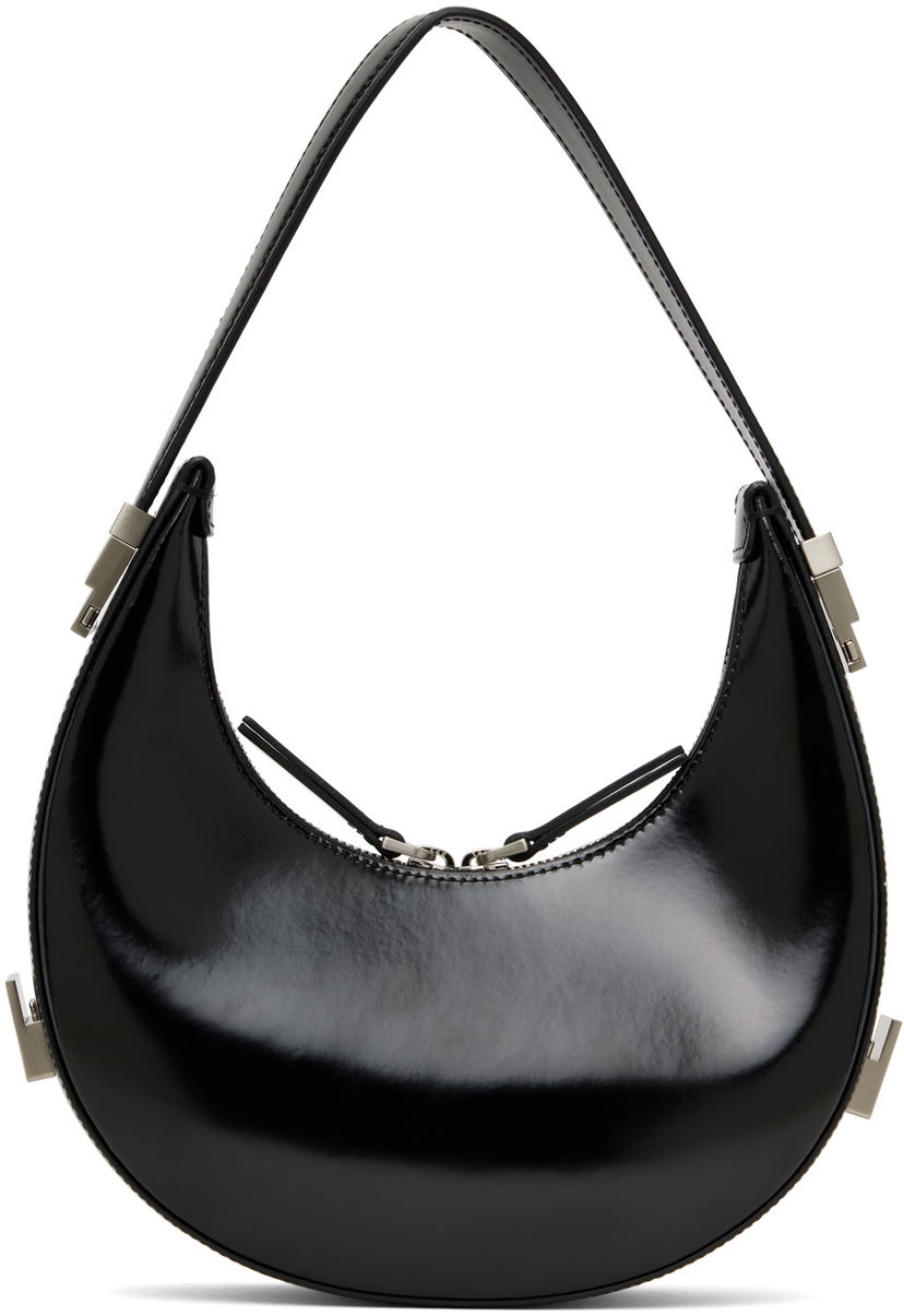 Torba za čez ramo OSOI Mini Crescent Shoulder Bag Črna | 24FWB030101088