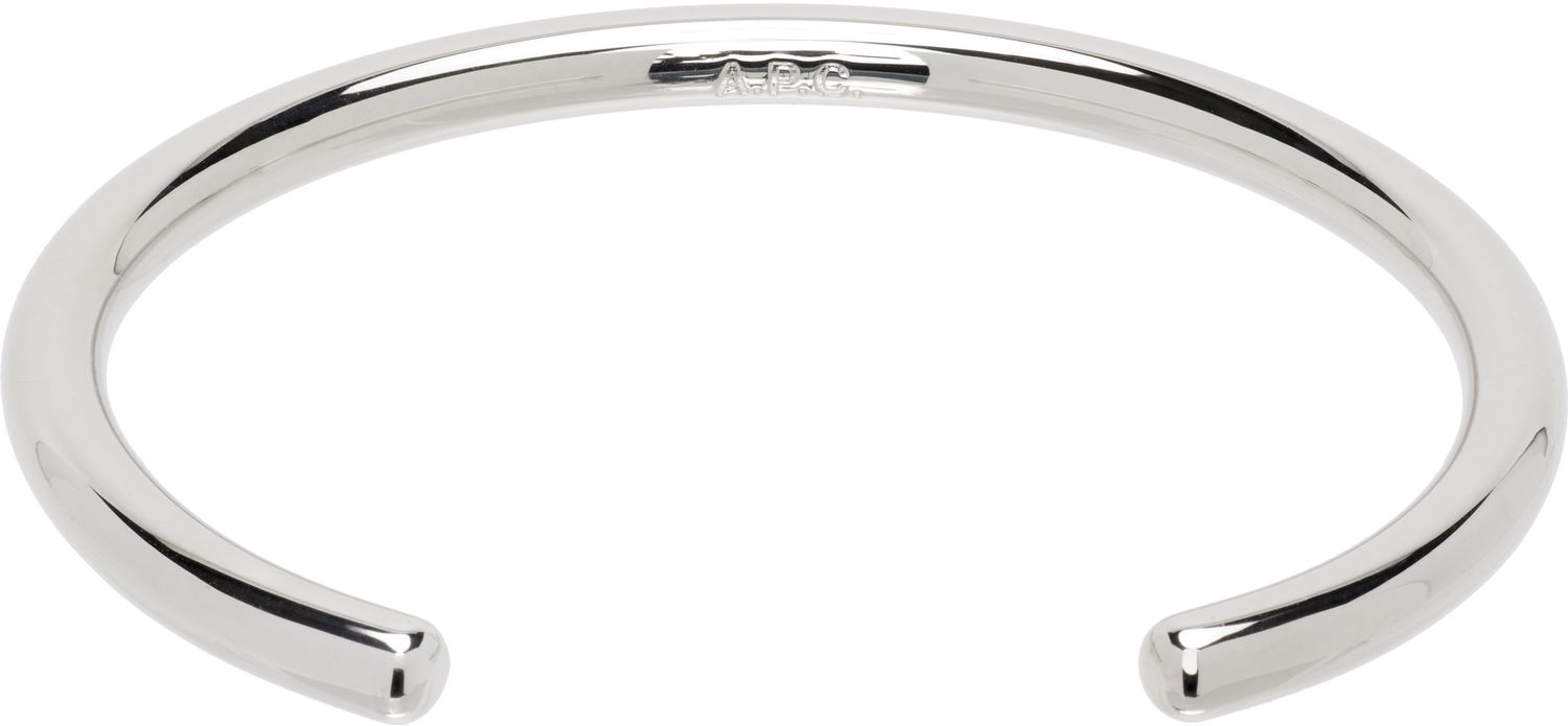 Zapestnica A.P.C. A.P.C. Jonc Circle Silver Bracelet Kovinski | MEACC-M70184, 1