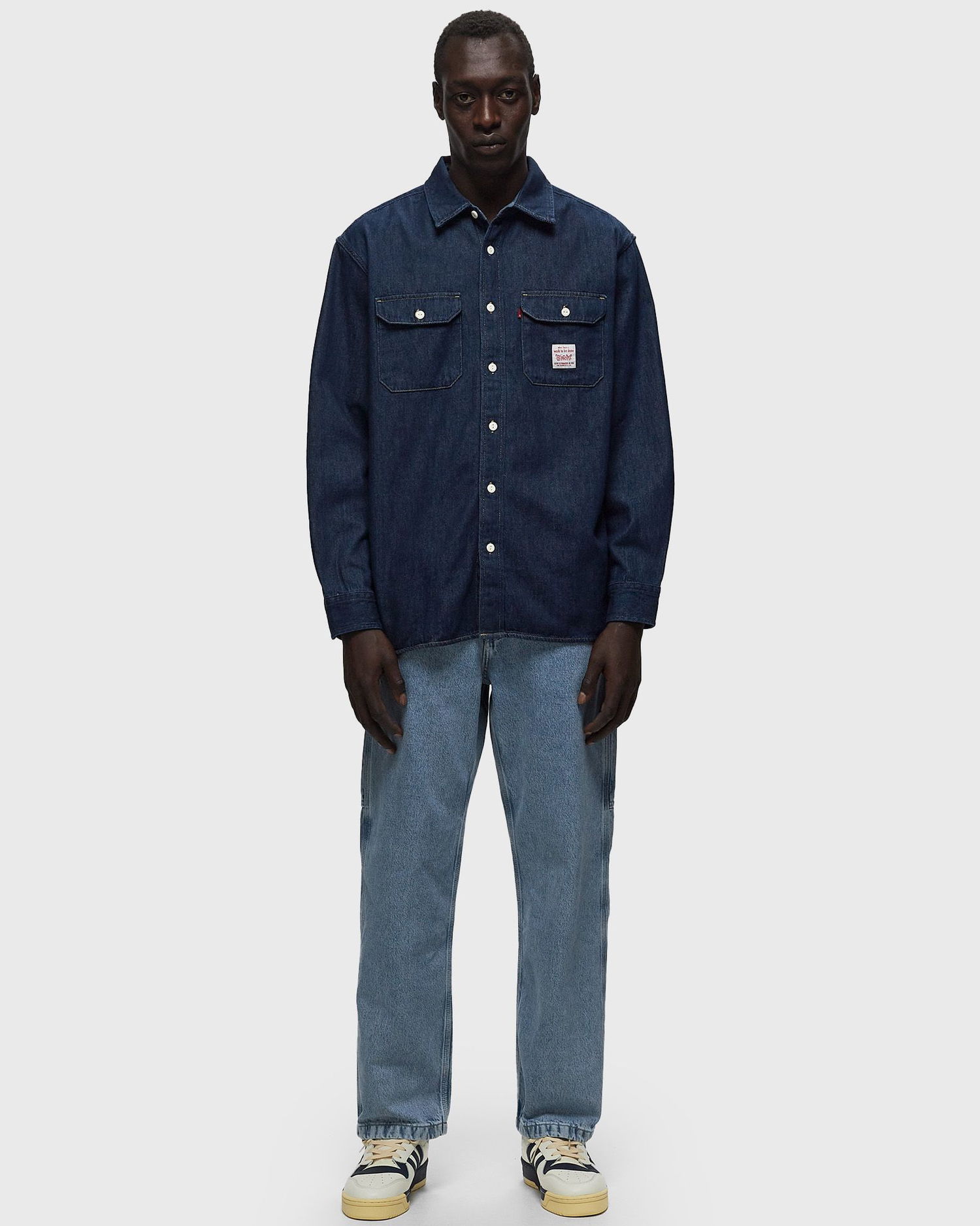 Srajce Levi's CLASSIC WORKER WORKWEAR Mornarica | A5772-0007, 1