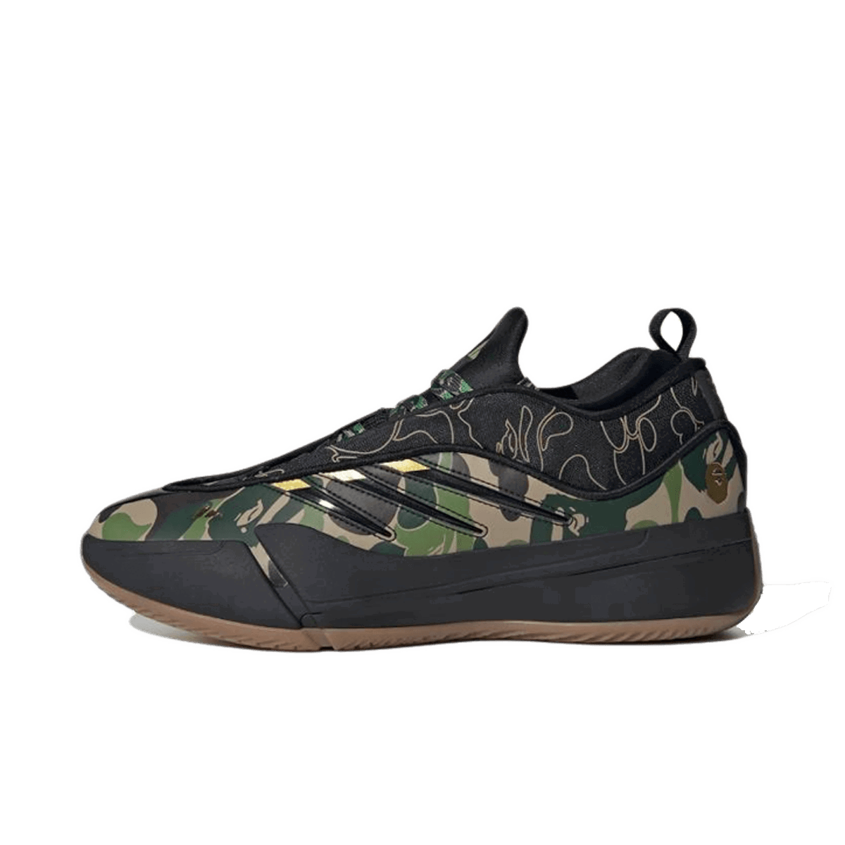Superge in čevlji adidas Originals BAPE x Dame 9 "Black & Green" Črna | JH6358, 0
