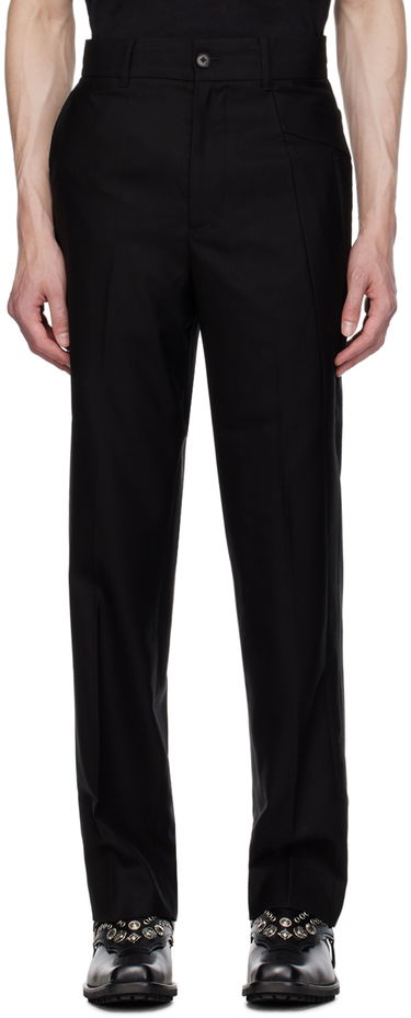 Hlače Feng Chen Wang Feng Chen Wang Paneled Trousers Črna | FUF16TR13B, 0