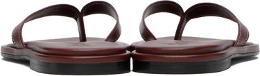 Modni dodatki Aeyde Aeyde Melody Leather Toe-Post Flip-Flops Rjava | A11-FS-FDMR08FL191-SS25-955-007, 1