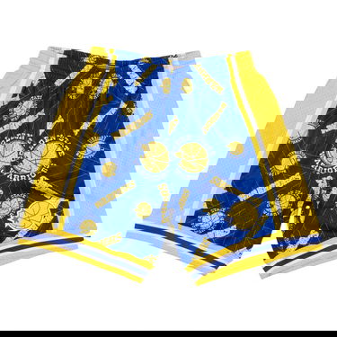 Kratke hlače Mitchell & Ness Golden State Warriors Swingman Short Modra | SHORBW19082-GSWPTNY, 3