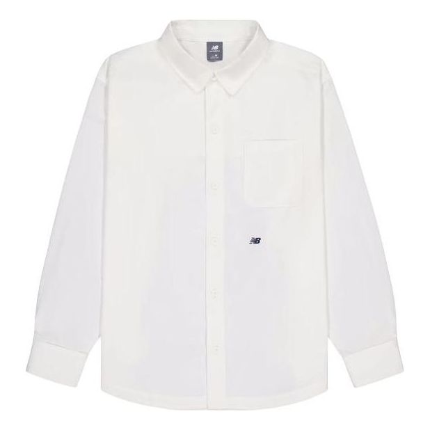 Srajce New Balance NBX Retro Button-Up Shirt Bela | AMJ42328-CLI