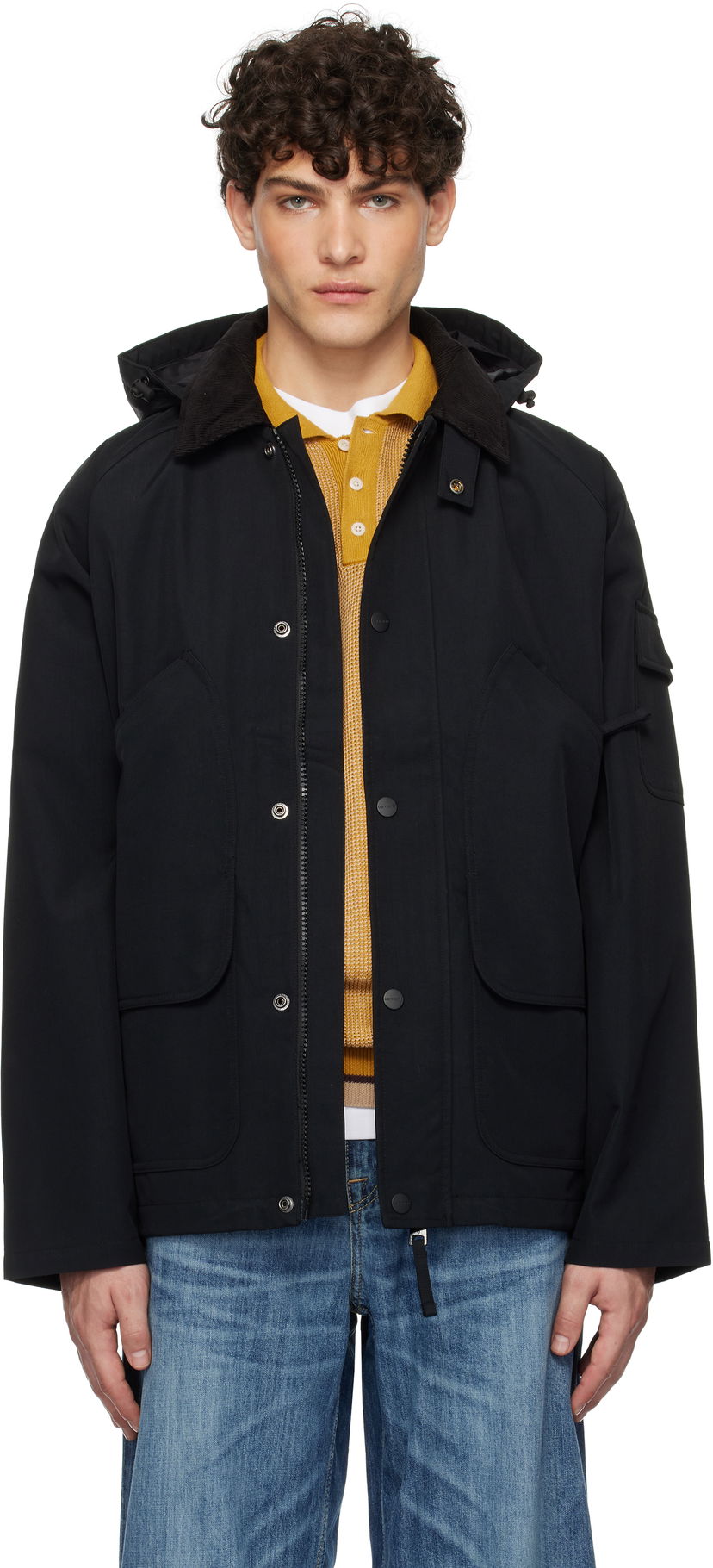Parka Carhartt WIP Black Hooded Work Jacket Črna | I033871