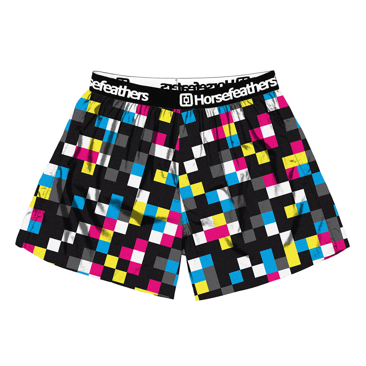 Boksarice Horsefeathers Frazier Boxer Shorts Cmyk Check Večbarvna | AM166E, 0