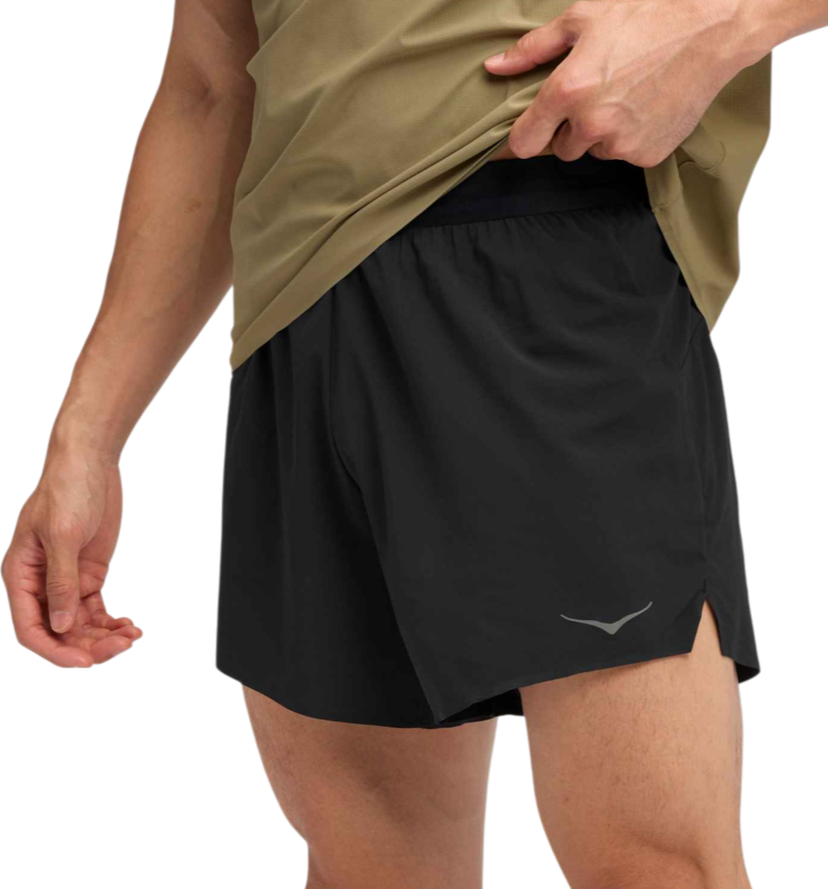 Kratke hlače Hoka One One Hoka Glide 5" Shorts with Brief Črna | 1176971-blk