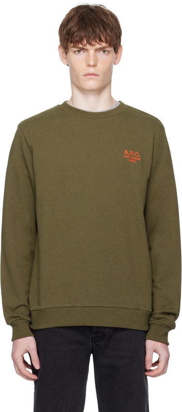 Pulover A.P.C. A.P.C. Rue Madame Standard Sweatshirt Zelena | COHGR-M27913, 0