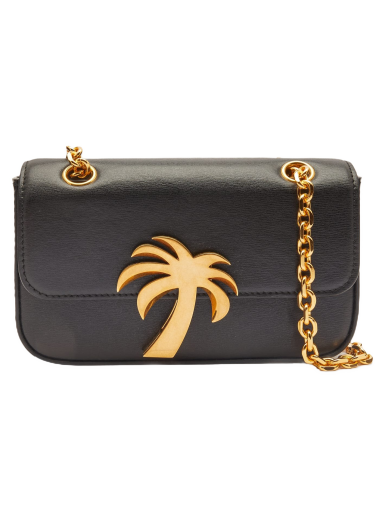 Torba za čez ramo Palm Angels Bridge Chain Bag Črna | PWNQ018F23LEA0011076