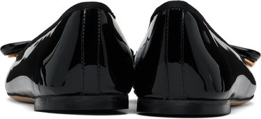 Nega čevljev Versace Versace Opera Bow Patent Ballerina Flats Črna | 1017834_1A11949_1B00V, 1