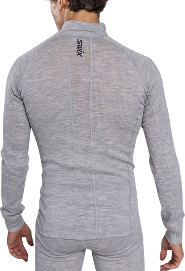 Pleteni pulover SWIX Swix RaceX Merino Half Zip Top Siva | 10120-23-10107, 2
