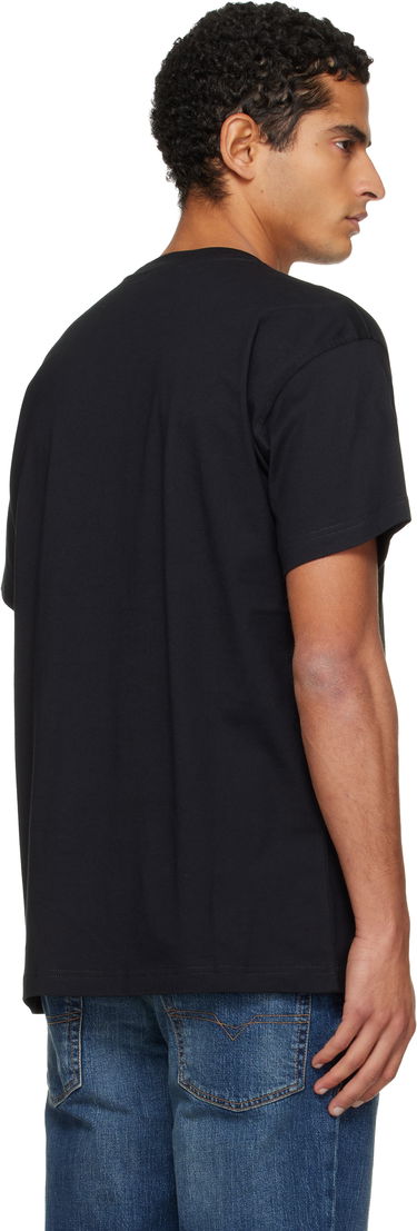 Majica Diesel Graphic Print T-shirt Črna | A19571-0PLAT-9XX, 2