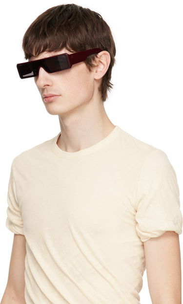Sončna očala Rick Owens Rick Owens Hollywood Geth Sunglasses Bordo | RG0000008 GMGNB, 3