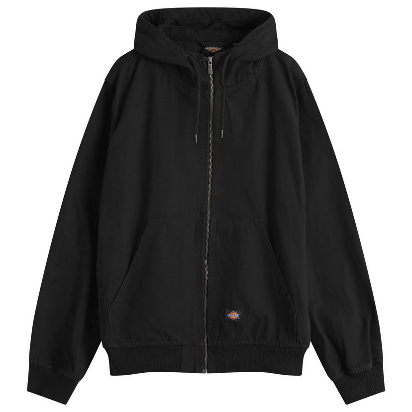Vetrovka Dickies Duck Canvas Hooded Jacket, Size Large Črna | DK0A4YQLC401-209