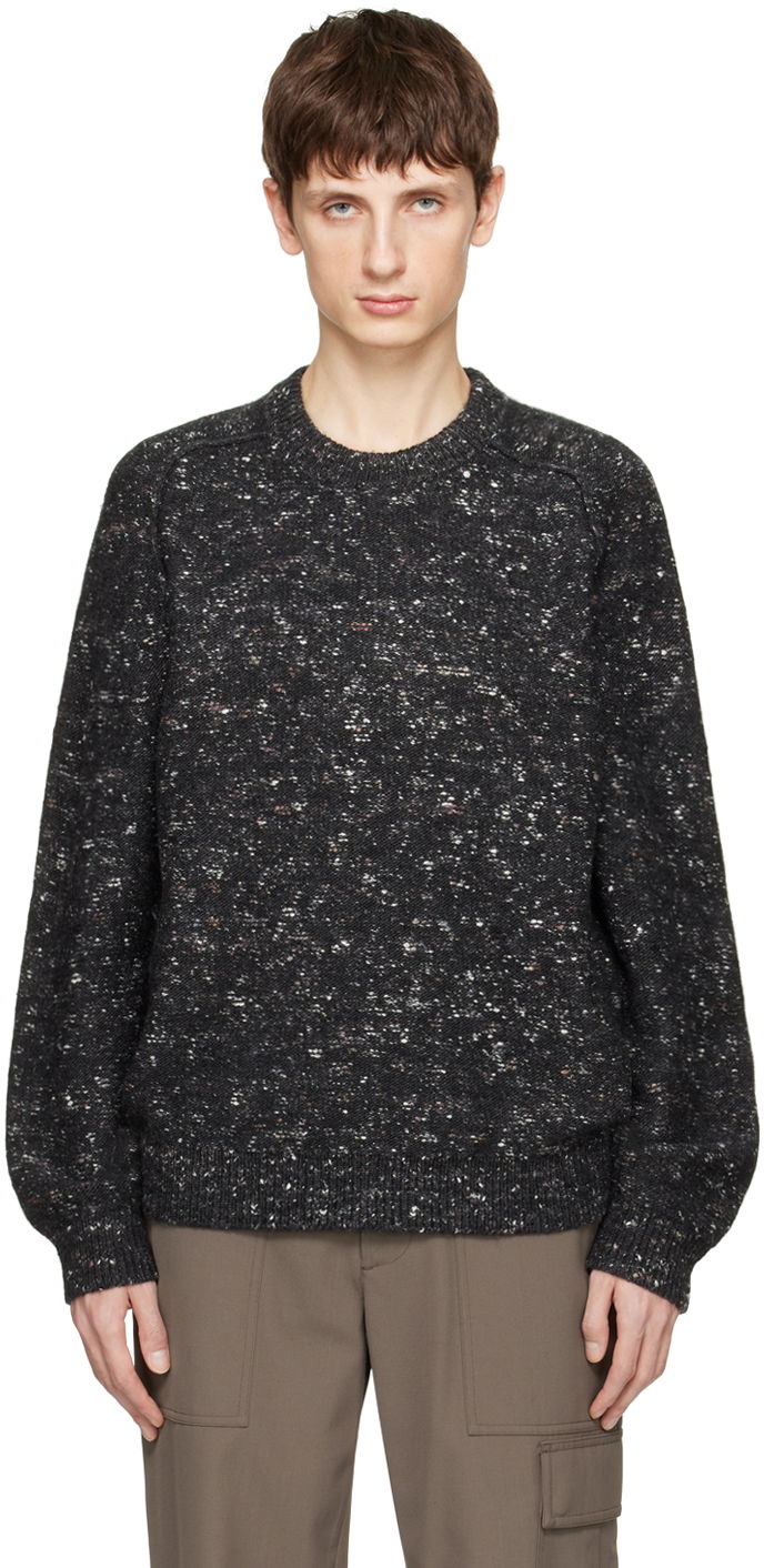 Pleteni pulover Helmut Lang Raglan Sleeve Sweater Siva | N09HM703