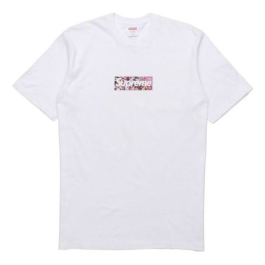Majica Supreme Floral Box Logo Graphic T-Shirt Bela | SUP-SS20-590