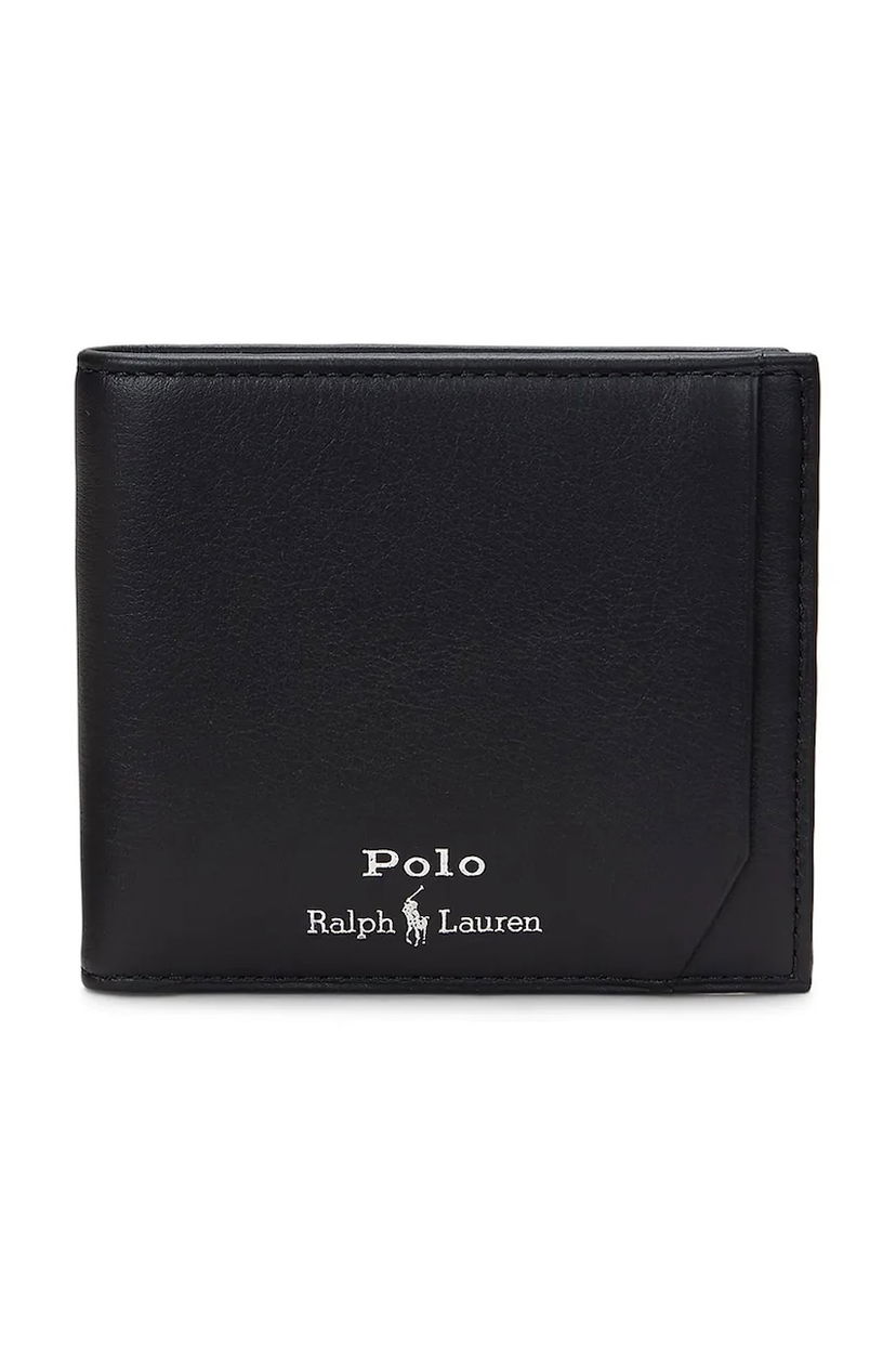 Denarnica Polo by Ralph Lauren Polo Ralph Lauren Leather Wallet Črna | 405963228