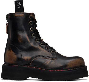 Oblačila R13 R13 Single Stack Boots Črna | R13WS025-R01, 0