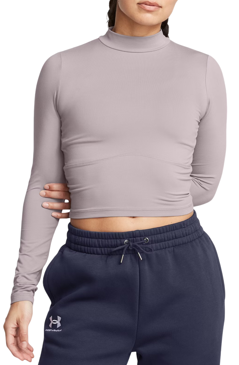 Majica Under Armour Meridian Mock Long Sleeve Top Siva | 1380773-015