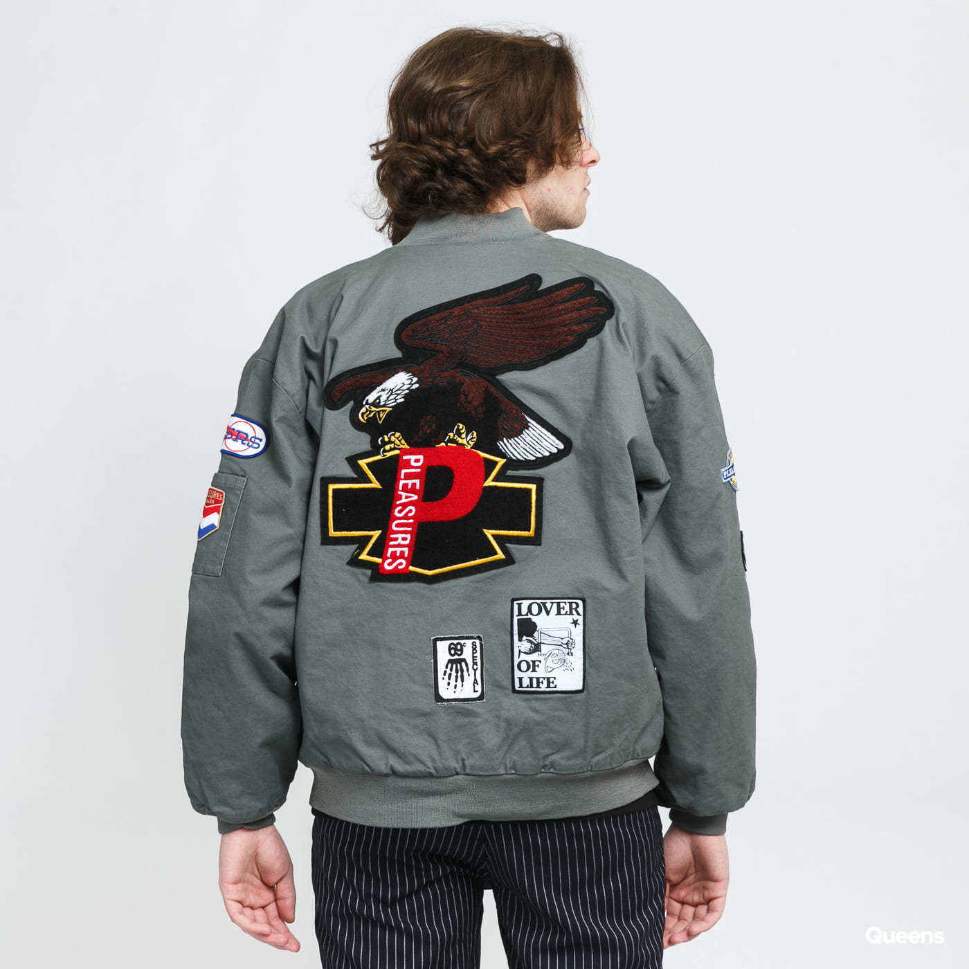Jakna Pleasures Worms Mechanic Jacket Siva | Worms Mechanic, 1