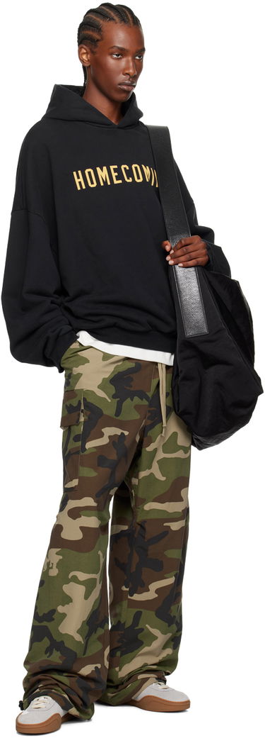 Pulover Fear of God Heavyweight Hoodie With Logo Print Črna | 192BT244810F, 4