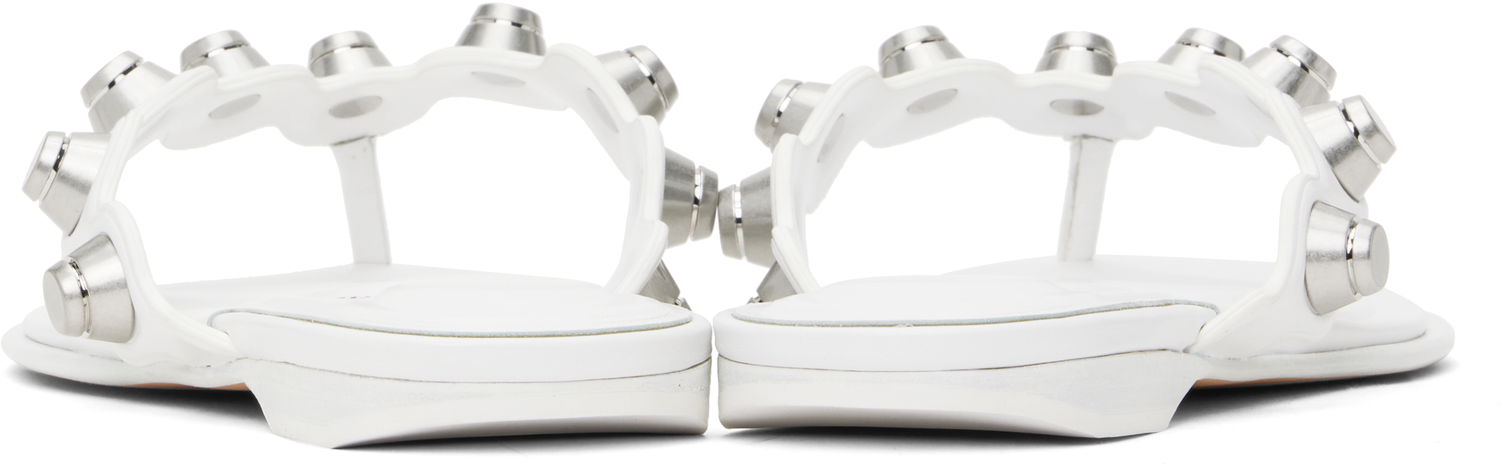 Superge in čevlji Alexander Wang Alexander Wang Rexa Thong Flat Sandals Bela | 30225S008, 1