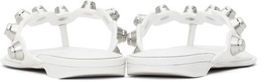 Superge in čevlji Alexander Wang Alexander Wang Rexa Thong Flat Sandals Bela | 30225S008, 1