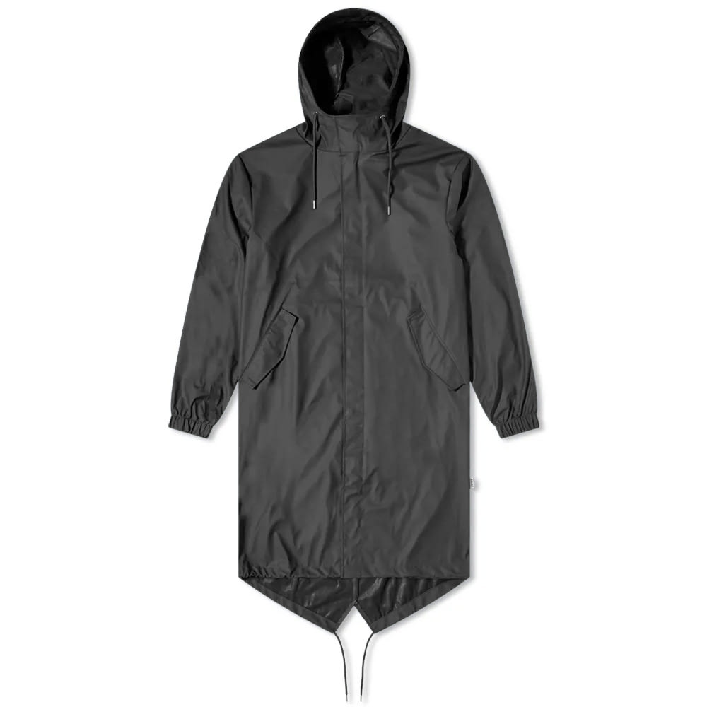 Parka Rains Fishtail Jacket Črna | 18010-01, 0