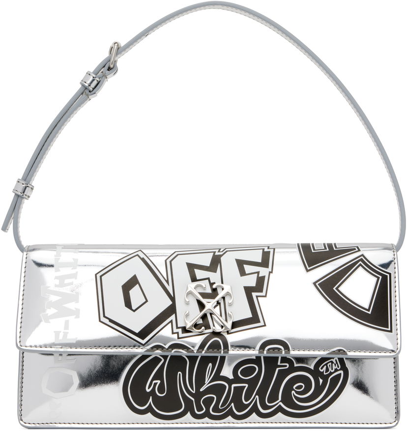 Torbica Off-White Jitney 1.0 Printed Shoulder Bag Kovinski | OWNN172S25FAB0027210