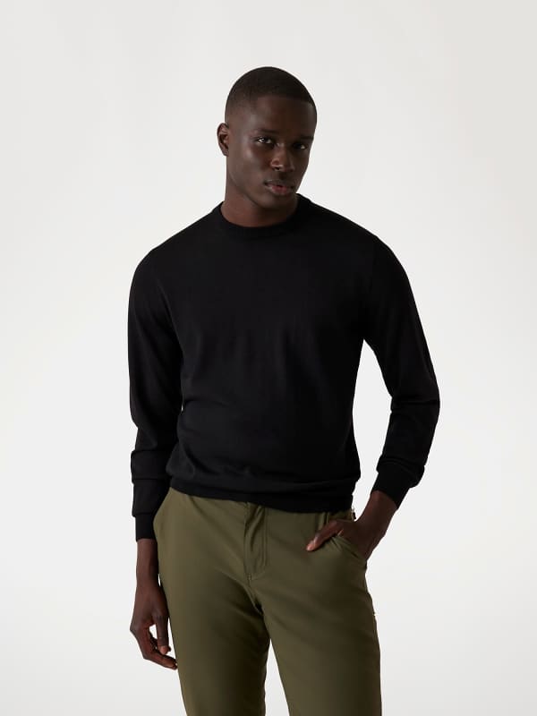 Pleteni pulover GUESS Guess Wool Pullover Črna | M5RR36Z3LZ0