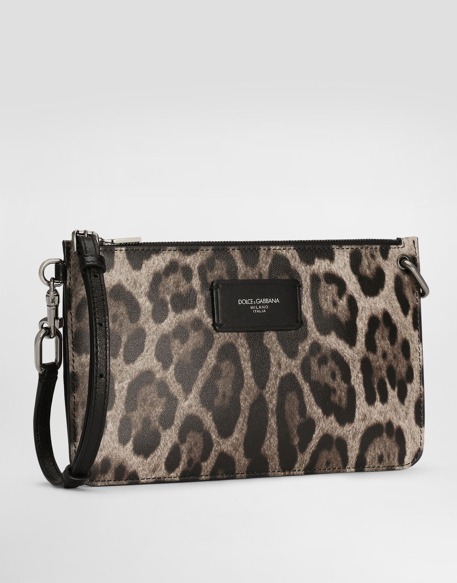 Potovalna torba Dolce & Gabbana Dolce & Gabbana Calfskin Leopard Print Toiletry Bag Večbarvna | BP3343A6519HY13M, 1