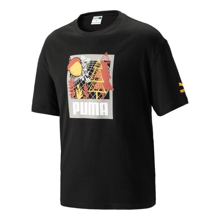 Majica Puma FF Graphic Tee Črna | 538776-01
