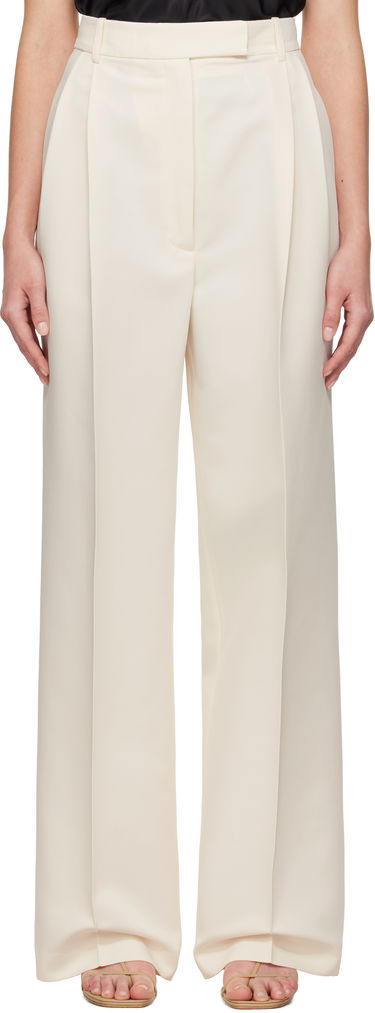 Hlače Róhe Róhe High-Waist Tailored Trousers Bela | 414-30-052, 0