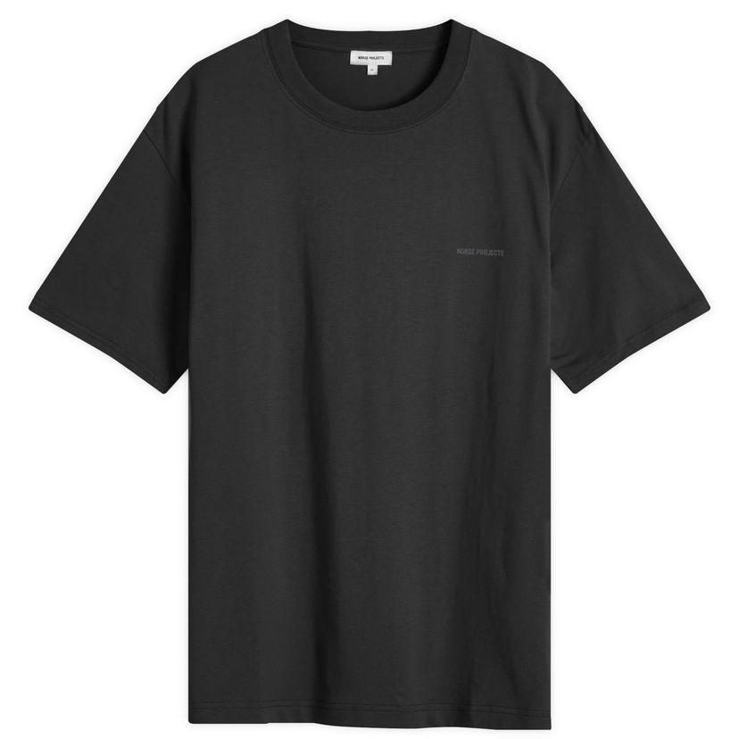 Majica NORSE PROJECTS Johannes Logo Print T-Shirt, Size Large Črna | N01-0684-9999