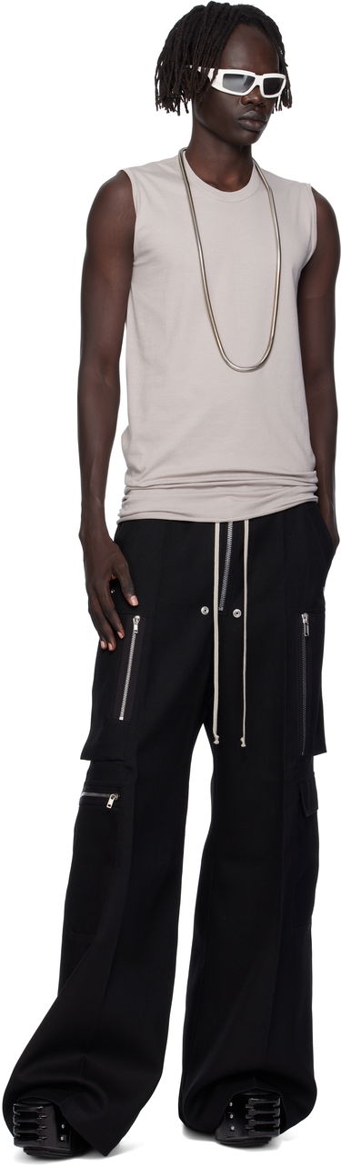 Majica brez rokavov Rick Owens Rick Owens Concordians Basic Tank Top Bež | RU02E1151 JA, 3