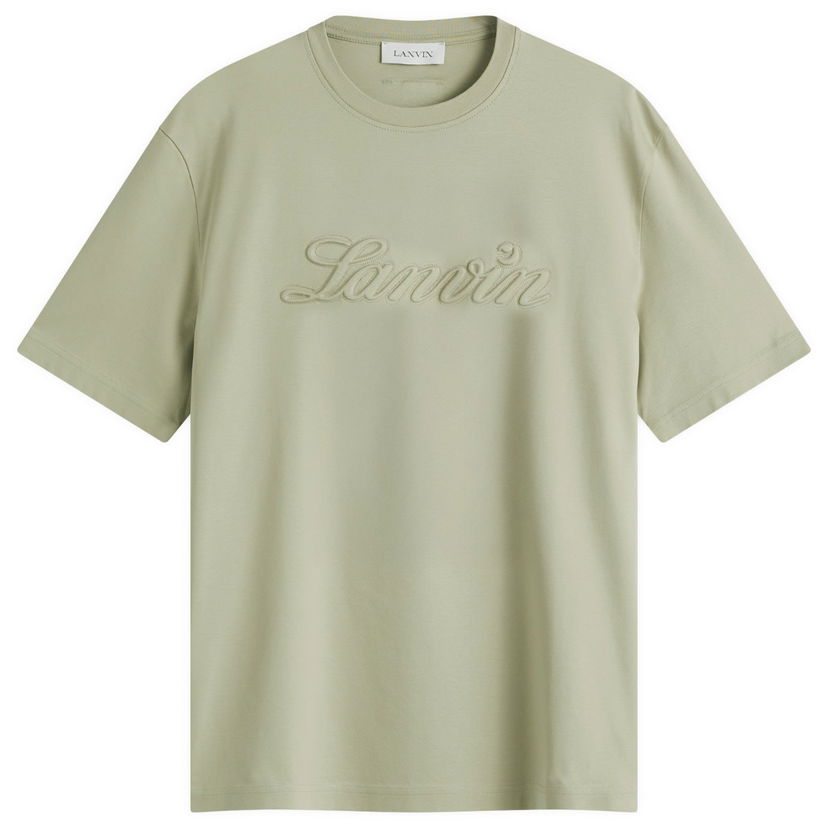 Majica LANVIN Lanvin Debossed Script Logo T-Shirt Zelena | RM-TS0115-J170-P25-025