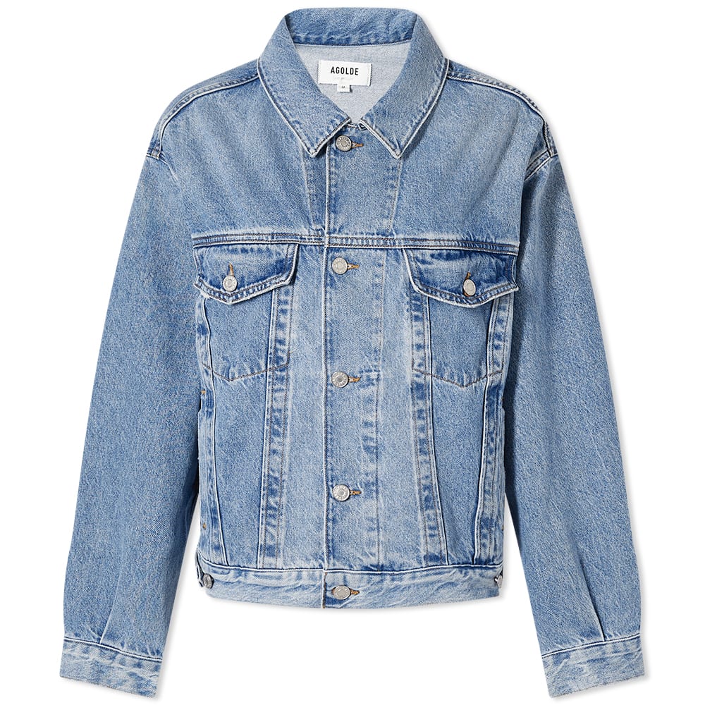Jakna AGOLDE Charli Denim Jacket Modra | A5010B-1254, 0