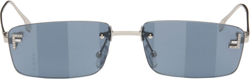 Sončna očala FENDI Fendi 'Fendi First' Crystal Sunglasses Siva | FE4172USM5416X 840126860498