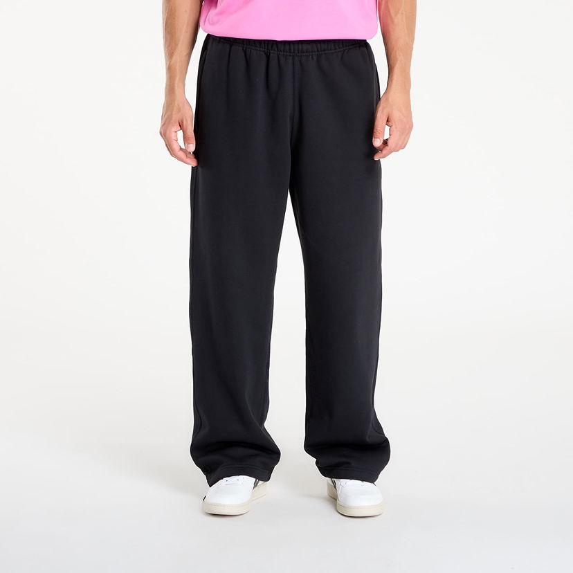 Trenirka Nike Solo Swoosh Fleece Open-Hem Pants Črna | HV1090-010