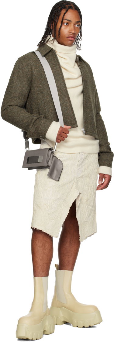 Torba za čez ramo Rick Owens Rick Owens Concordians Mini Griffin Bag Siva | RA02E0741 LCAWEH, 3