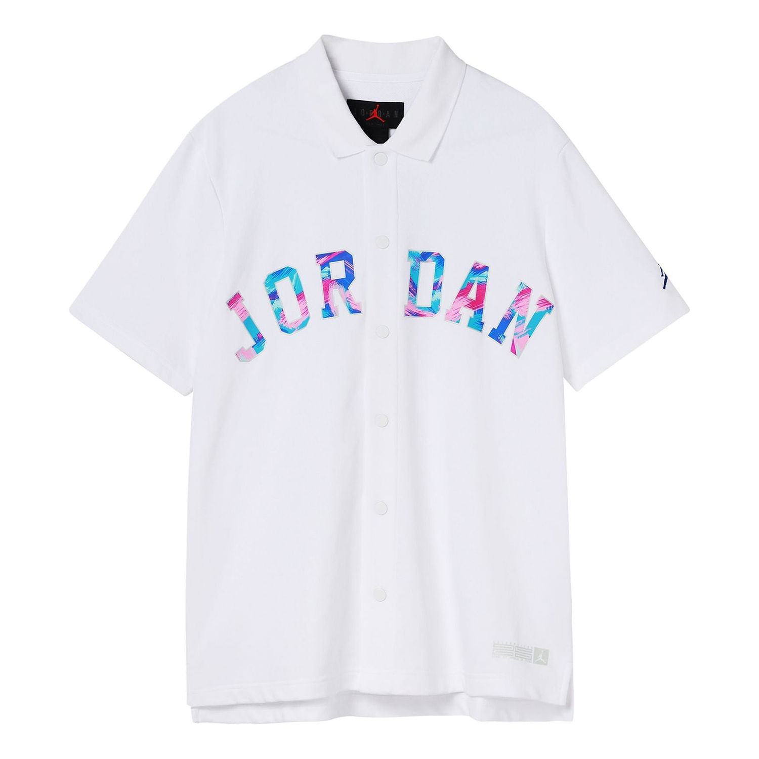 Srajce Jordan Jordan Short Sleeve Embroidered T-Shirt Bela | DX6299-100, 0