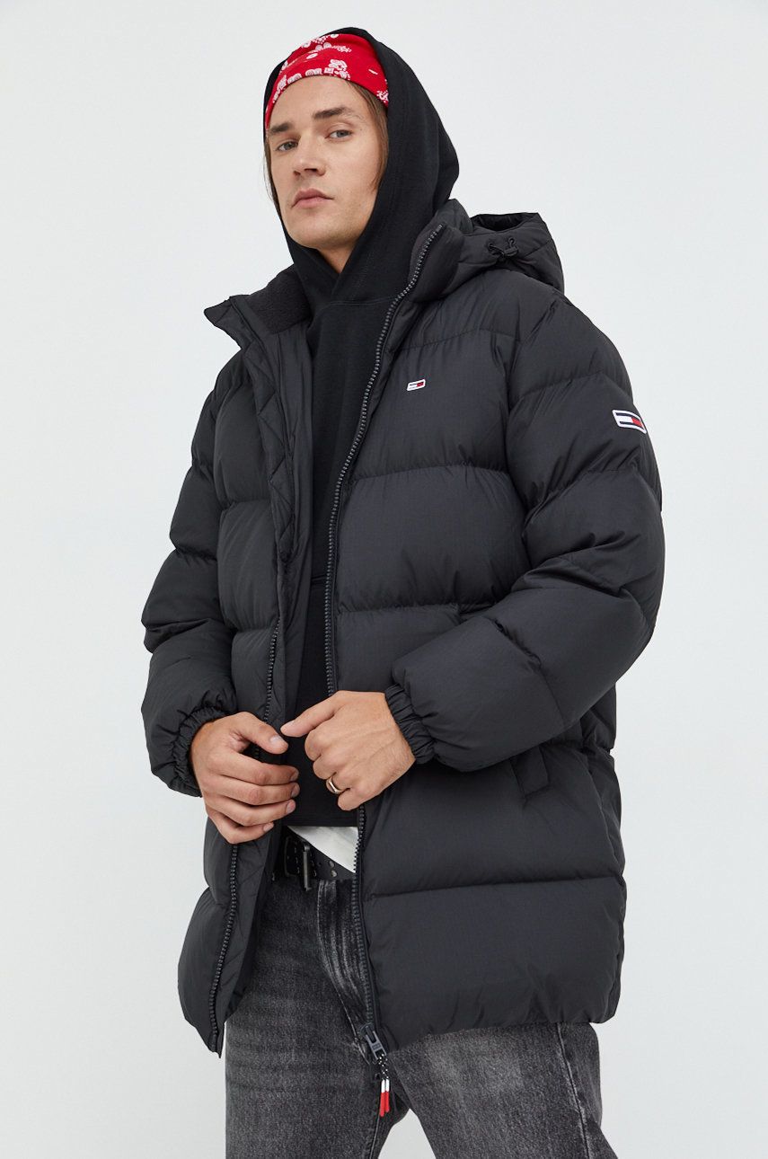 Puhovka Tommy Hilfiger Alaska Puffer Jacket Črna | DM0DM15117.9BYY, 0