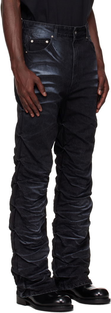 Kavbojke We11done We11done Textured Fold Jeans Črna | WD-DP2-25-356-M-BK, 1