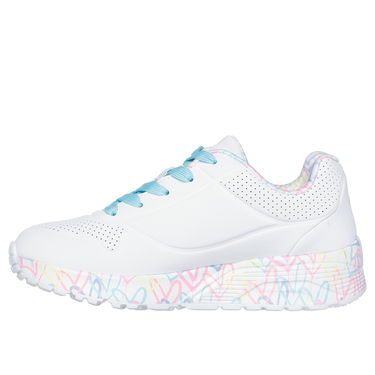 Superge in čevlji Skechers Uno Lite Bela | 314976L-WPTQ, 2