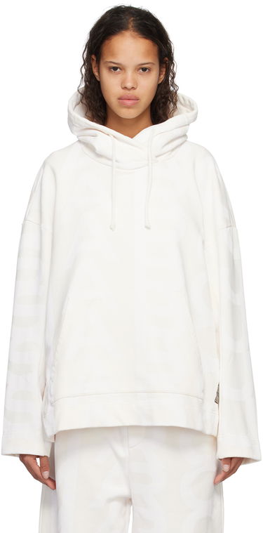 Pulover Marc Jacobs Marc Jacobs 'The Monogram' Fleece Hoodie Bela | C632P26SP22, 0