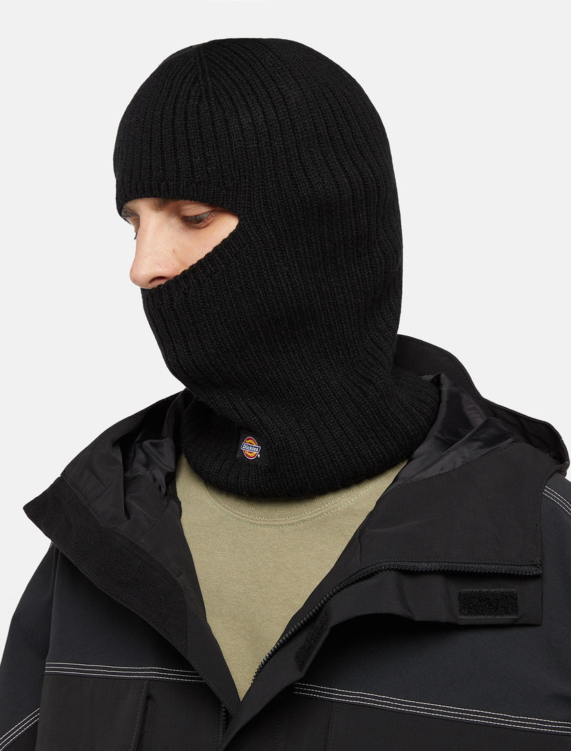 Beanie Dickies Rib Balaclava Unisex Črna | 0A4Z32