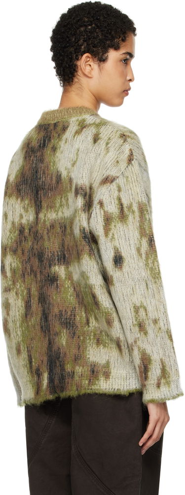 Pleteni pulover The Attico Attico Abstract Knit Sweater Zelena | 250WCK00115 KAC001AA, 2