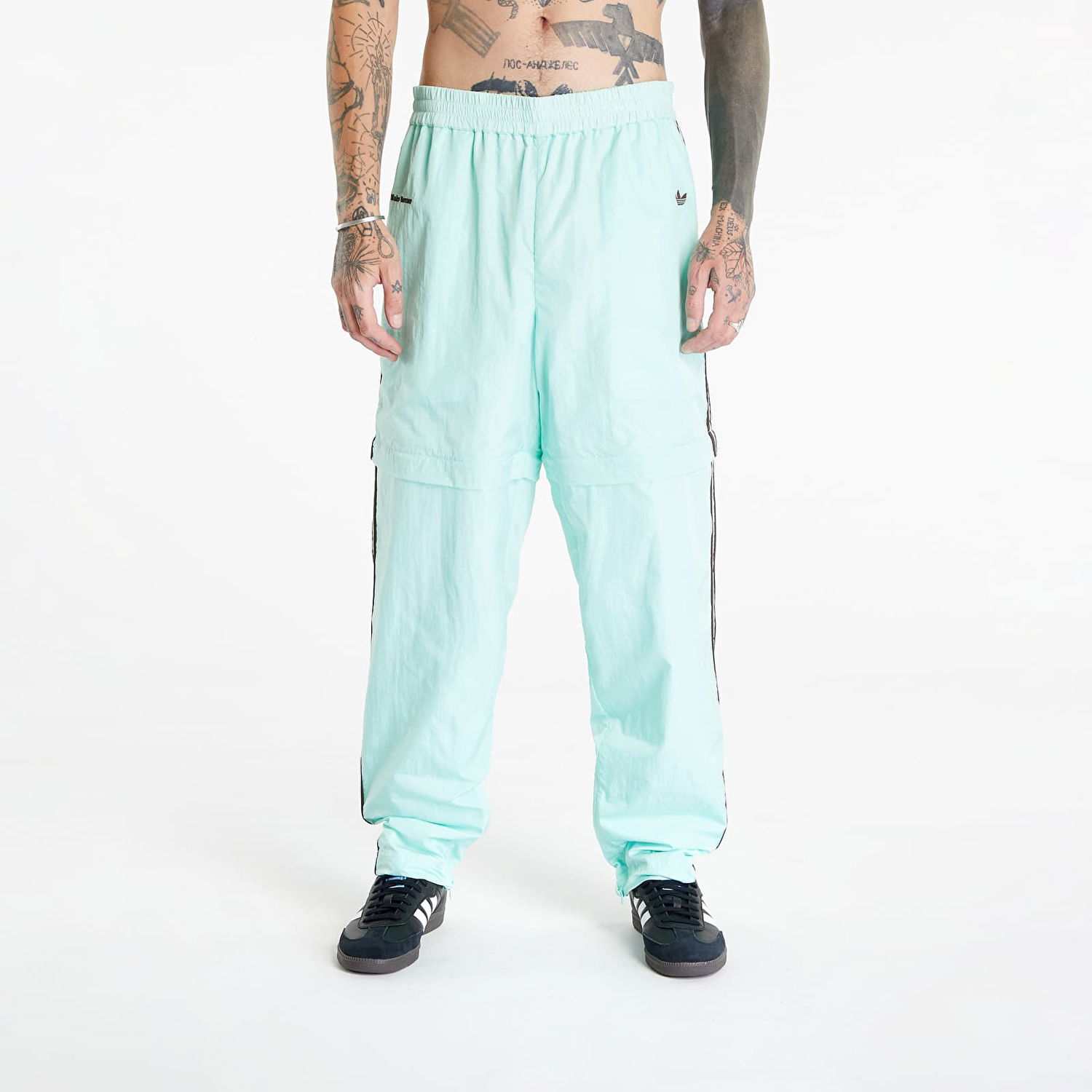 Hlače adidas Originals x Wales Bonner Nylon Trousers Turkizna | IB3255, 0